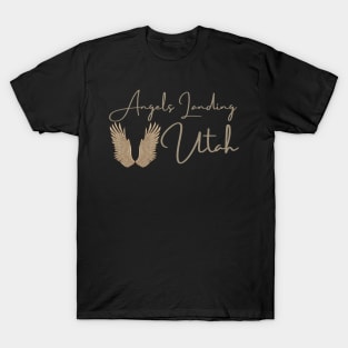 Angels Landing Utah Hiking Trail T-Shirt